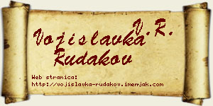 Vojislavka Rudakov vizit kartica